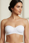 Zivame Padded Wired 3/4Th Coverage Multiway Bra - White — thumbnail 4