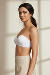 Zivame Padded Wired 3/4Th Coverage Multiway Bra - White — thumbnail 6