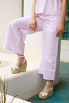 Zephyr Seersucker Casual Bottoms- Pink N White — thumbnail 3