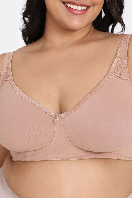 Zivame True Curv Basics Double Layered Non Wired 3/4Th Coverage Super Support Bra - Skin — image 4