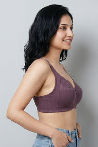 Zivame Double Layered Non Wired 3/4Th Coverage T-Shirt Bra - Flint — thumbnail 3