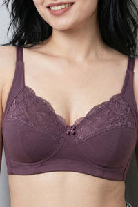 Zivame Double Layered Non Wired 3/4Th Coverage T-Shirt Bra - Flint — thumbnail 4