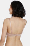 Zivame Double Layered Non Wired 3/4Th Coverage T-Shirt Bra - Roebuck — thumbnail 4