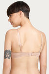 Zivame Basics Single Layered Non Wired Medium Coverage Bra - Beige — thumbnail 3