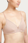 Zivame Basics Single Layered Non Wired Medium Coverage Bra - Beige — thumbnail 5
