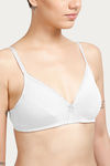 Zivame Basics Double Layered Non Wired Medium Coverage Bra - White — thumbnail 5
