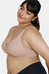 Zivame True Curv Basics Single Layered Non Wired 3/4Th Coverage Super Support Bra - Roebuck Skin — thumbnail 3