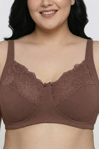 Zivame Basics Double Layered Non Wired 3/4Th Coverage Sag Lift Bra - Nutmeg — thumbnail 5