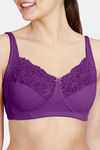 Zivame Basics Double Layered Non Wired 3/4th Coverage Sag Lift Bra-Purple Magic — thumbnail 4