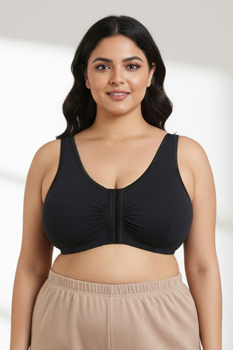 Zivame True Curv Double Layered Non Wired 3/4Th Coverage Super Support Bra - Anthracite — image 3