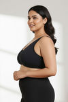 Zivame True Curv Double Layered Non Wired 3/4Th Coverage Super Support Bra - Anthracite — thumbnail 5
