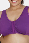 Zivame True Curv Double Layered Non Wired 3/4Th Coverage Super Support Bra - Purple Magic — thumbnail 4