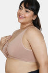 Zivame True Curv Double Layered Non Wired 3/4Th Coverage Super Support Bra - Roebuck Skin2 — thumbnail 3