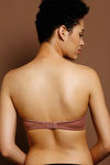 Zivame Padded Wired 3/4th Coverage Strapless Bra-Brown — thumbnail 5