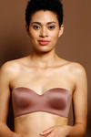 Zivame Padded Wired 3/4th Coverage Strapless Bra-Brown — thumbnail 7