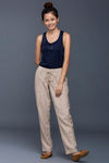 Zivame Straight Cut Easy Fit Pant-Skin — thumbnail 4