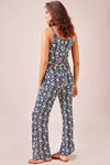 Zivame Floral Print Jumpsuit With Barely Boot Fit — thumbnail 2