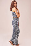 Zivame Floral Print Jumpsuit With Barely Boot Fit — thumbnail 4