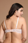 Zivame True Curv Lightly Lined Padded Non Wired Full Coverage Super Support Bra - Pale Blush Cake Pink — thumbnail 3