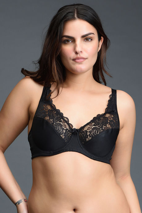 Zivame True Curv Lightly Lined Wired 3/4th Coverage Super Support Bra - Jet Black — image 6