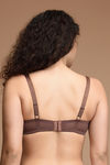 Zivame True Curv Lightly Lined Wired 3/4th Coverage Super Support Bra - Nutmeg Brown — thumbnail 2