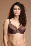 Zivame True Curv Lightly Lined Wired 3/4th Coverage Super Support Bra - Nutmeg Brown — thumbnail 4