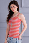 Zivame Summer Shimmer Spaghetti Top-Pink — thumbnail 3