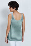 Zivame Elevated Raw Edge Essential Top-Green — thumbnail 3