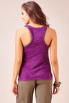 Zivame Boho Braided A-line Tank Top-Purple — thumbnail 2