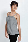 Zivame Cotton Lurex A-Line Top-Grey Mel With Lurex — thumbnail 2