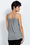 Zivame Cotton Lurex A-Line Top-Grey Mel With Lurex — thumbnail 3