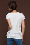 Zivame Raw Edge Easy Fit Top- Off White — thumbnail 3