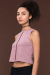 Zivame Free Spirit Easy Fit Crop Top-Maroon — thumbnail 3
