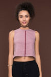 Zivame Free Spirit Easy Fit Crop Top-Maroon — thumbnail 4