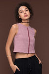 Zivame Free Spirit Easy Fit Crop Top-Maroon — thumbnail 5