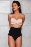 Zivame High Waist Seamles Shaping Brief - Black — thumbnail 1