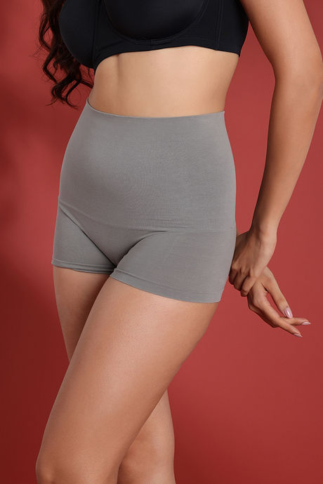 Zivame Tummy Control Midwaist Boyshort - Grey — image 12