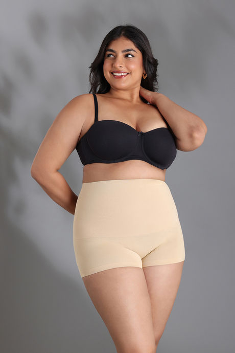 Zivame Tummy Control Midwaist Boyshort - Skin — image 3