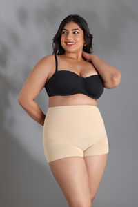 Zivame Tummy Control Midwaist Boyshort - Skin — thumbnail 3