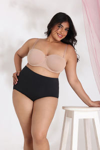 Zivame Tummy Control Midwaist Hipster Panty - Black — thumbnail 1