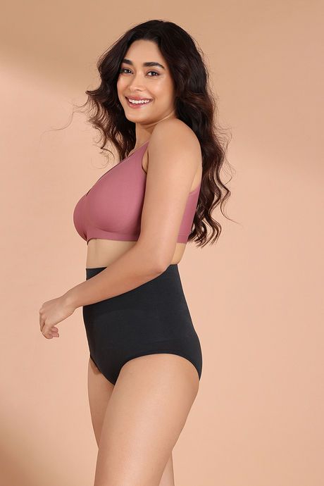 Zivame Tummy Control Midwaist Hipster Panty - Black — image 5