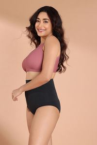 Zivame Tummy Control Midwaist Hipster Panty - Black — thumbnail 5