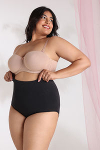 Zivame Tummy Control Midwaist Hipster Panty - Black — thumbnail 9