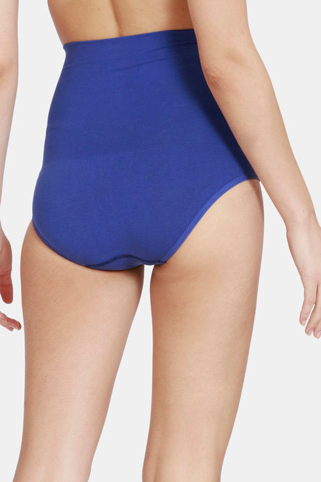 Zivame Tummy Control Midwaist Hipster Panty - Blue — image 4
