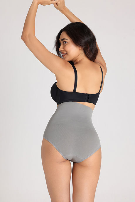 Zivame Tummy Control Midwaist Hipster Panty - Grey — image 4