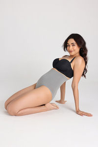 Zivame Tummy Control Midwaist Hipster Panty - Grey — thumbnail 5