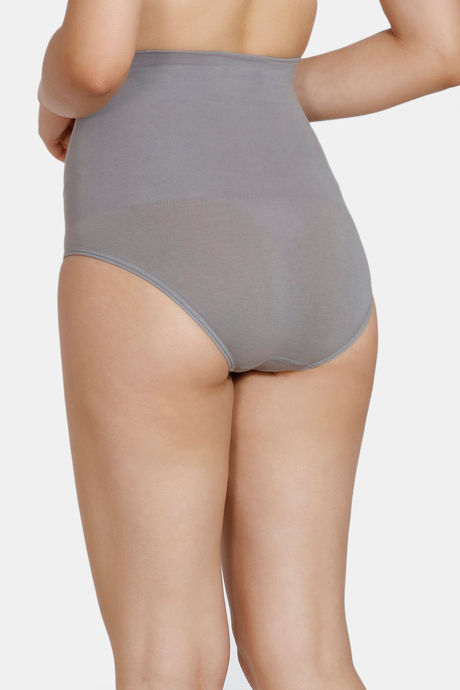 Zivame Tummy Control Midwaist Hipster Panty - Grey — image 3
