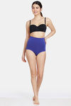 Zivame Tummy Control Midwaist Hipster Panty - Navy — thumbnail 5