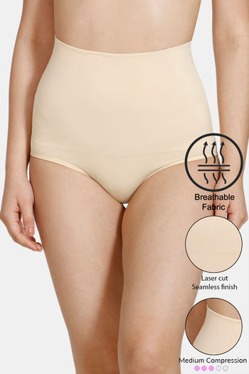 BODYCARE Shaper Panty Tummy Control Cotton Panty Mid Thigh High Waisted (S,  Skin, 8907560114586/79) in Varanasi at best price by Black Map Fashion -  Justdial