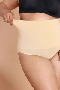 Zivame Tummy Control Midwaist Hipster Panty - Skin — thumbnail 7